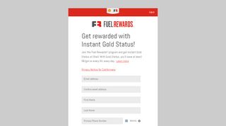 
                            1. Signup | Fuel Rewards | Start