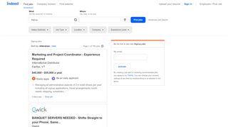 
                            1. Signup Jobs, Employment | Indeed.com