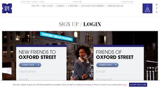 
                            9. Signup / Login - Oxford Street