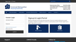 
                            12. Signup & Login Portal - CMHA