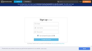 
                            5. Signup | Photobucket