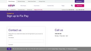
                            4. Signup To Fix Pay - Energia