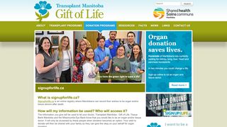 
                            11. signupforlife.ca | Transplant Manitoba