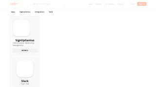 
                            13. SignUpGenius + Slack Integrations | Zapier