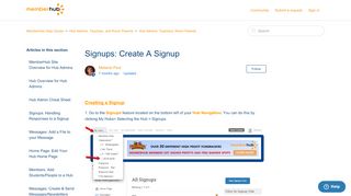 
                            13. Signups: Create A Signup – MemberHub Help Center