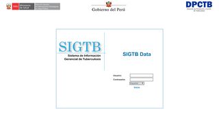 
                            4. SIGTB Data - Login - Minsa