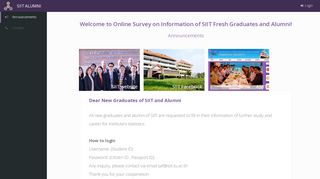 
                            6. SIIT Alumni Online Survey