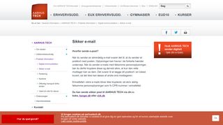 
                            3. Sikker e-mail - Aarhus Tech