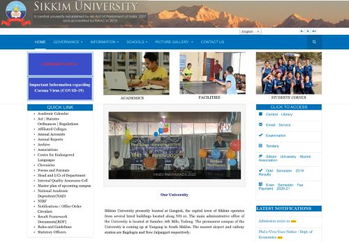 
                            1. Sikkim University