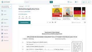 
                            6. Sikshashree Application Form | Government Information | Politics