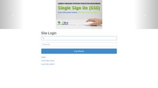 
                            3. Sila Login - Single Sign On FAMA