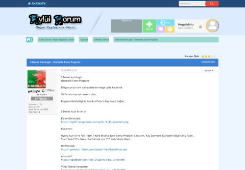
                            9. Silkroad AutoLogin - Otomatik Enter Programı - Eylül Forum