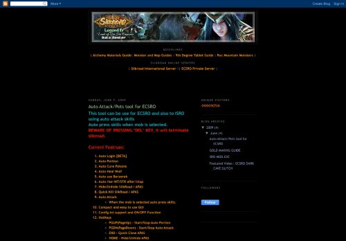 
                            12. Silkroad Online: Auto Attack/Pots tool for ECSRO