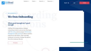 
                            3. SilkRoad: Strategic Employee Onboarding & Talent Management