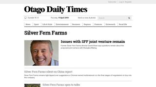 
                            9. Silver Fern Farms | Otago Daily Times Online News