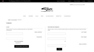 
                            11. Silver Jeans Co. - My Account Login