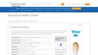 
                            12. Silvercloud Health Limited - Irish Company Info - Vision-Net