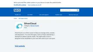 
                            5. SilverCloud - NHS
