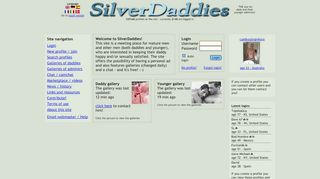 
                            4. SilverDaddies - dating for mature gay men
