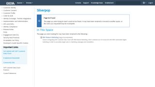 
                            9. Silverpop - Gigya Documentation - Developers Guide