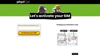 
                            13. SIM Activation | giffgaff