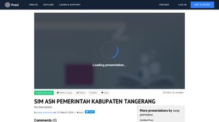 
                            11. SIM ASN PEMERINTAH KABUPATEN TANGERANG by asep ... - Prezi