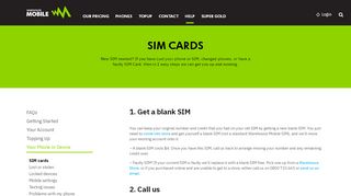 
                            10. SIM cards | Warehouse Mobile