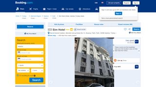 
                            11. Sim Hotel, Istanbul, Turkey - Booking.com