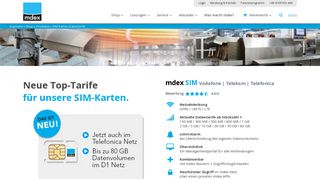 
                            6. SIM-Karten Datentarife - mdex GmbH