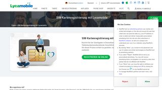 
                            4. SIM-Kartenregistrierung mit Lycamobile - Lycamobile