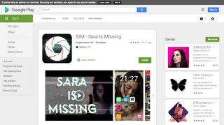 
                            12. SIM - Sara Is Missing - Apps on Google Play
