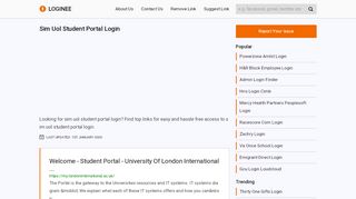 
                            8. Sim Uol Student Portal Login