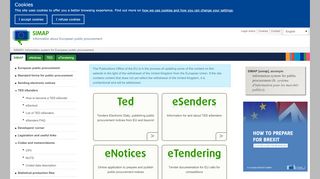 
                            3. SIMAP - Information system for European public procurement