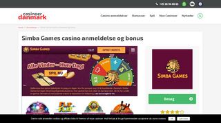
                            11. Simba Games anmeldelse: Stor guide til spil & bonusser - Casino