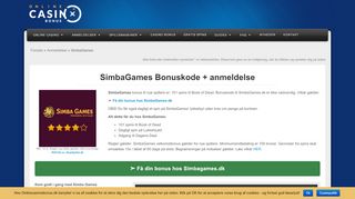 
                            10. SimbaGames - Online Casino bonus
