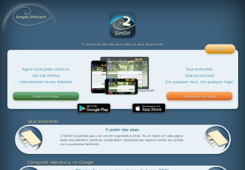 
                            7. SimDif - Crie um Website com iPad iPhone Android Tablets e ...