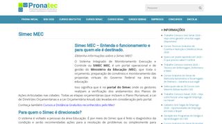 
                            6. Simec MEC - Ministério da Educação | Programa do Governo Federal