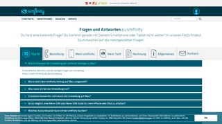 
                            4. simfinity.de | Häufige Fragen