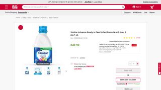 
                            11. Similac Advance Infant Formula - BJ's Wholesale Club