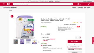 
                            10. Similac Pro-Total Comfort - BJ's Wholesale Club