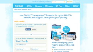 
                            2. Similac® StrongMoms® - Get Baby Coupons & Free Formula Samples