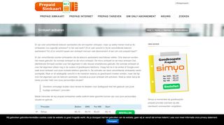 
                            9. Simkaart Activeren | PrepaidSimkaart.net