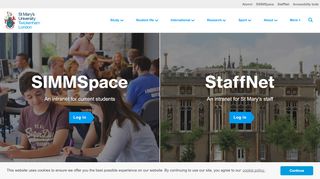 
                            2. SIMMSpace, StaffNet, MyModules and Emails - St Mary's University