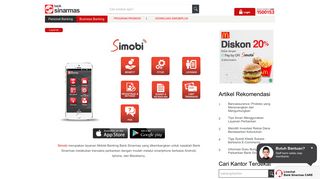 
                            1. Simobi - www.banksinarmas.com