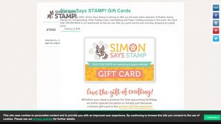 
                            3. Simon Says STAMP! Gift Cards - QuickGifts