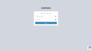 
                            9. SIMPADU | Log in