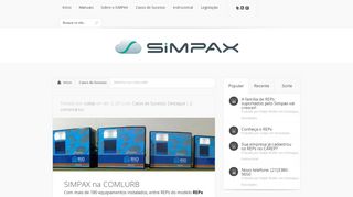 
                            6. SIMPAX na COMLURB | SIMPAX