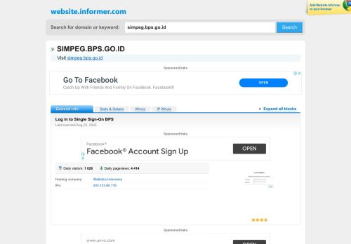 
                            9. simpeg.bps.go.id at Website Informer. SIMPEG. Visit SIMPEG Bps.