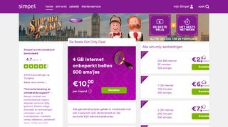 
                            3. Simpel Eurokrakers: Eerste 6 maanden €1 p/m | Sim Only