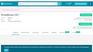 
                            7. SimplBooks OÜ - Asiakastieto